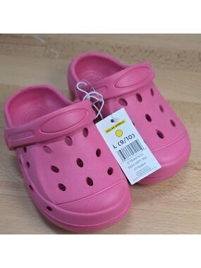 Kids Pink Clogs Size 9/10